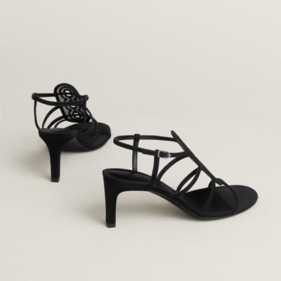 Black - Nymphe - Hermès women's shoes & leather footwear | Hermès USA